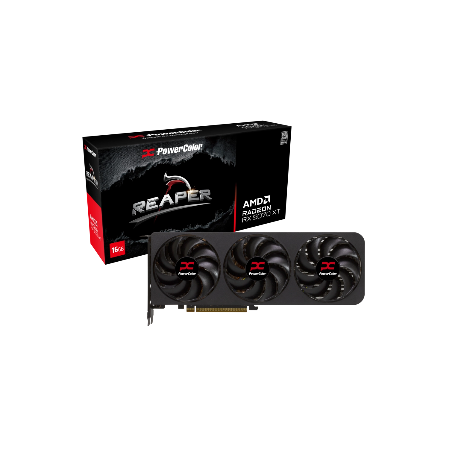 [PCPDVR9070XT16] Placa De Video Powercolor Reaper Amd Radeon Rx 9070 Xt 16Gb Gddr6
