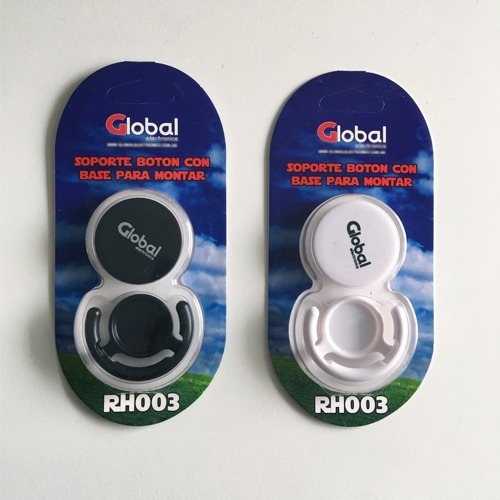 [1580] POP Socket Global soporte para celulares autoadhesivo RH003black