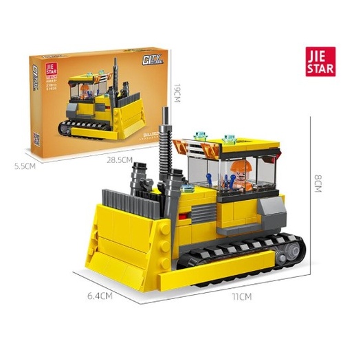 [11498] Zumo jdmz-106 / 218 piezas bloques tractor cavadora