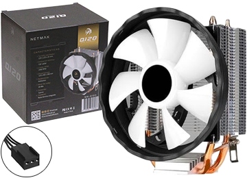 [11550] COOLER NETMAK NM-Q120 120MM 1400RPM TDP 100W COMPATIBLE CON INTEL y AMD