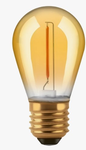 [11555] Macroled Mcldgg1 Lampara Deco Golden Led Gota 1W E27