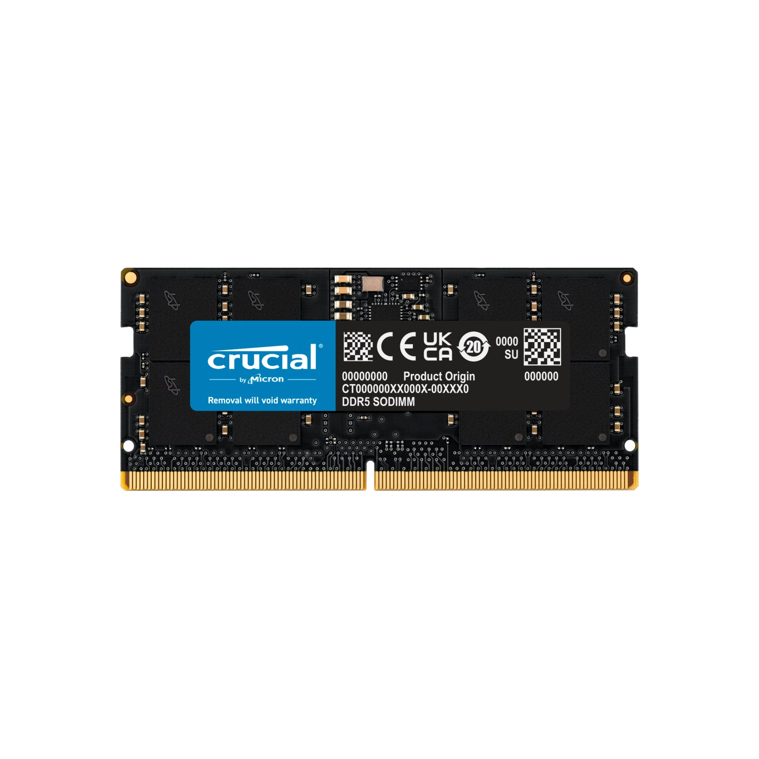 [CRUMEMCT16G56CS] Memoria Crucial Sodimm 16Gb Ddr5-5600 Cl46 (16Gbit
