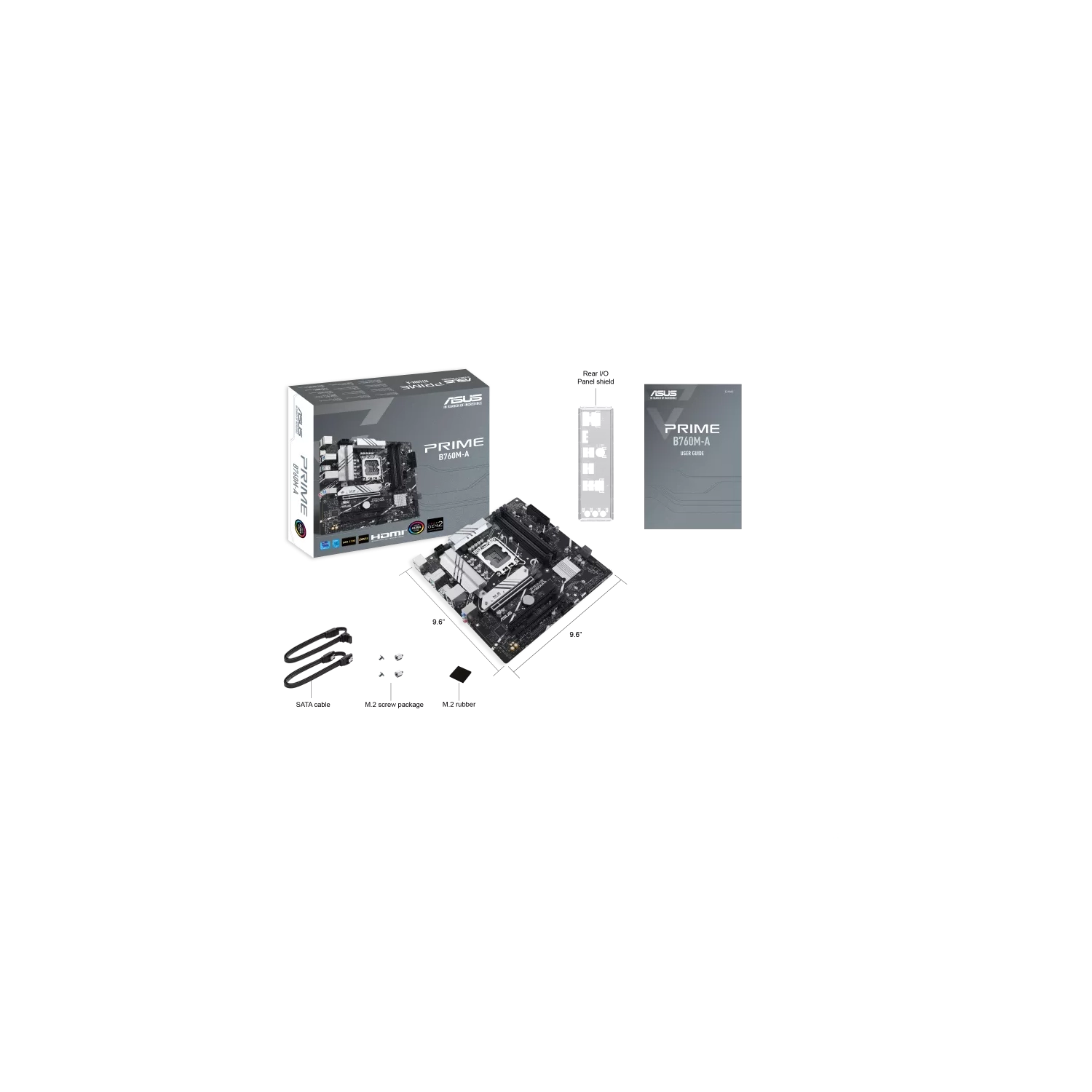 [ASUMOT90MB1EK0M] Motherboard ASUS PRIME B760M-A-CSM LGA 1700 DDR5