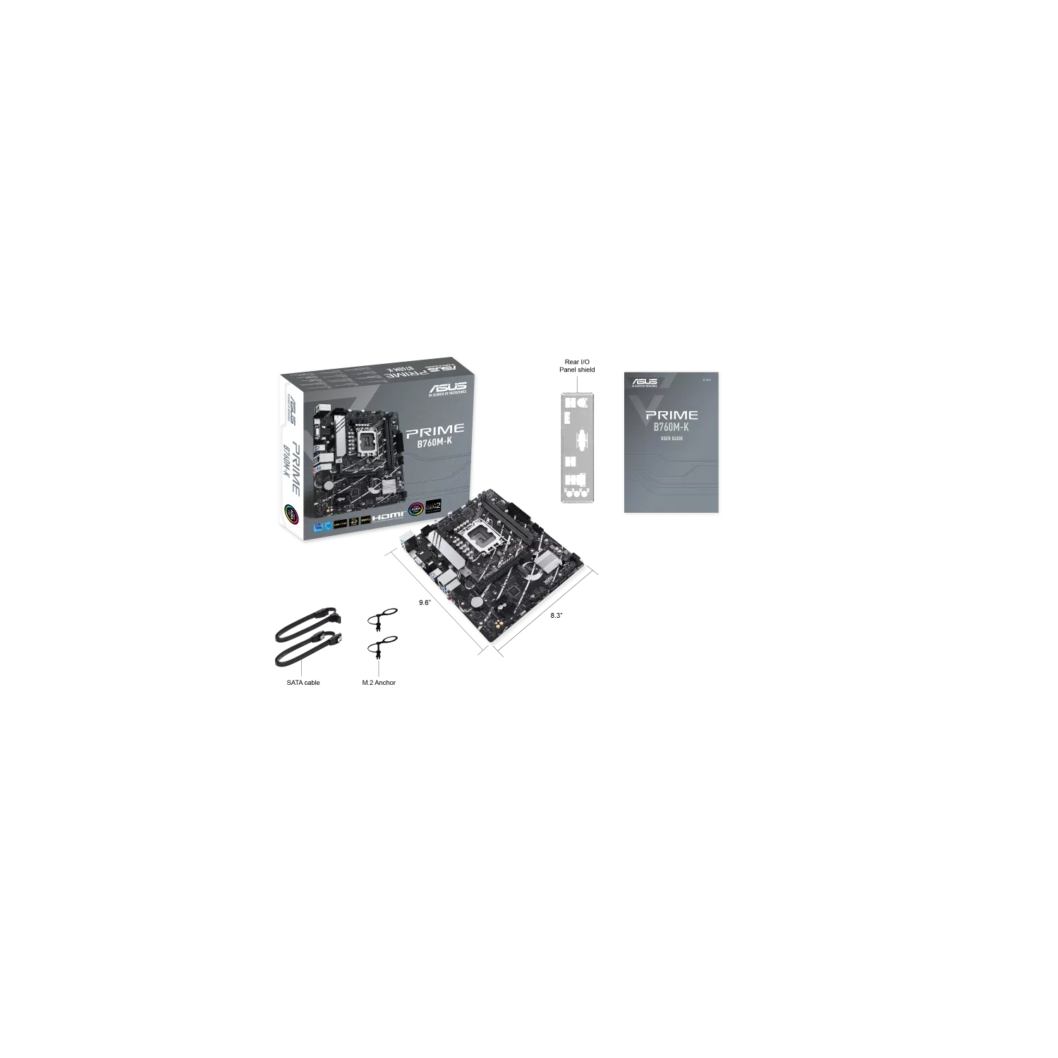 [ASUMOT90MB1FI0M] Motherboard Asus Prime B760M-K Lga 1700 Ddr5