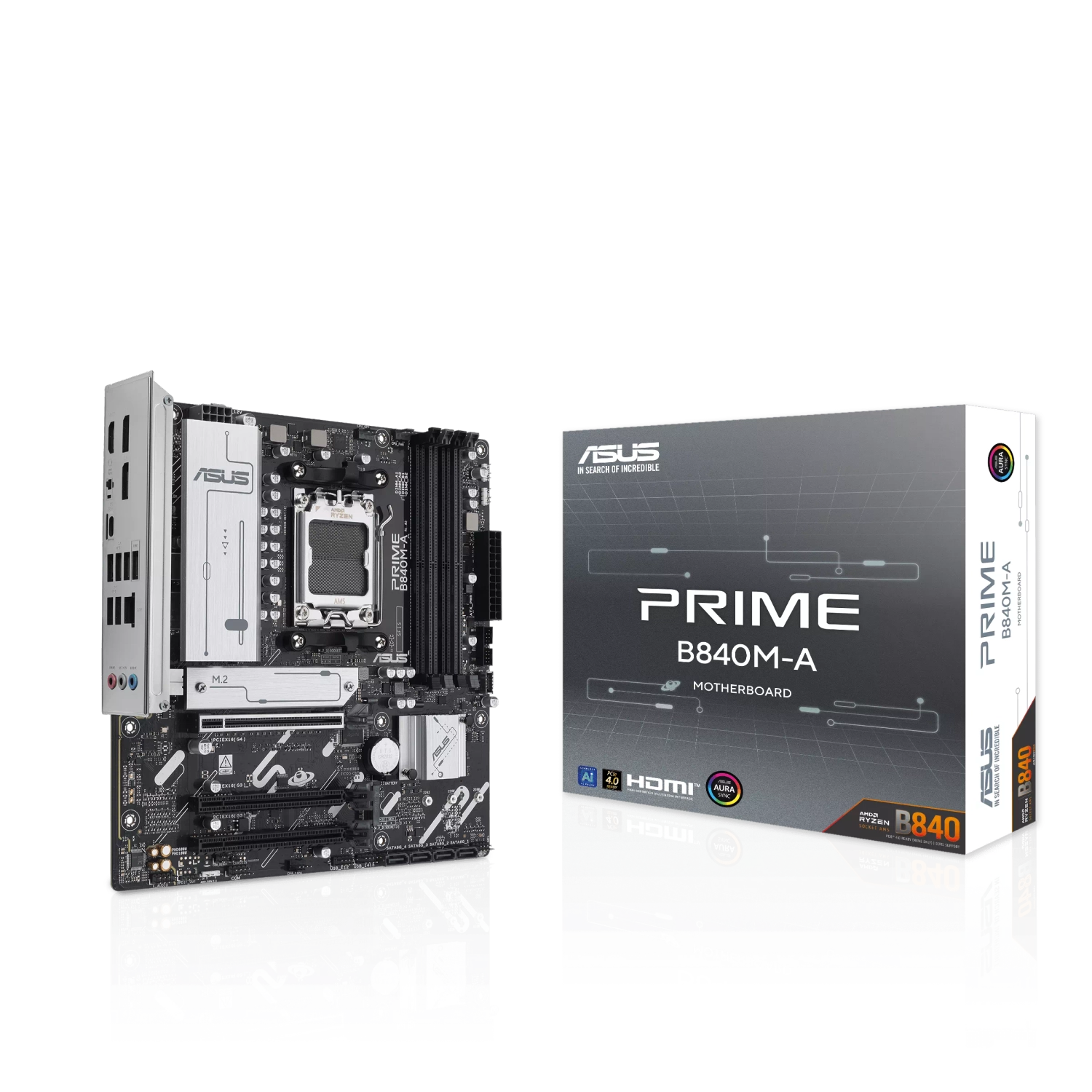 [ASUMOT90MB1J10M] Motherboard Asus Prime B840M-A Am5 Ddr5