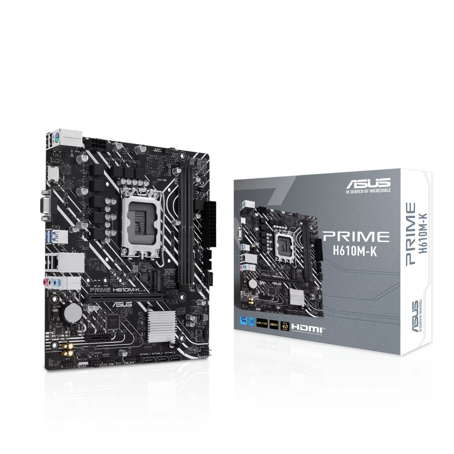 [ASUMOT90MB1GA0M] Motherboard Asus Prime H610M-K Lga 1700 Ddr5