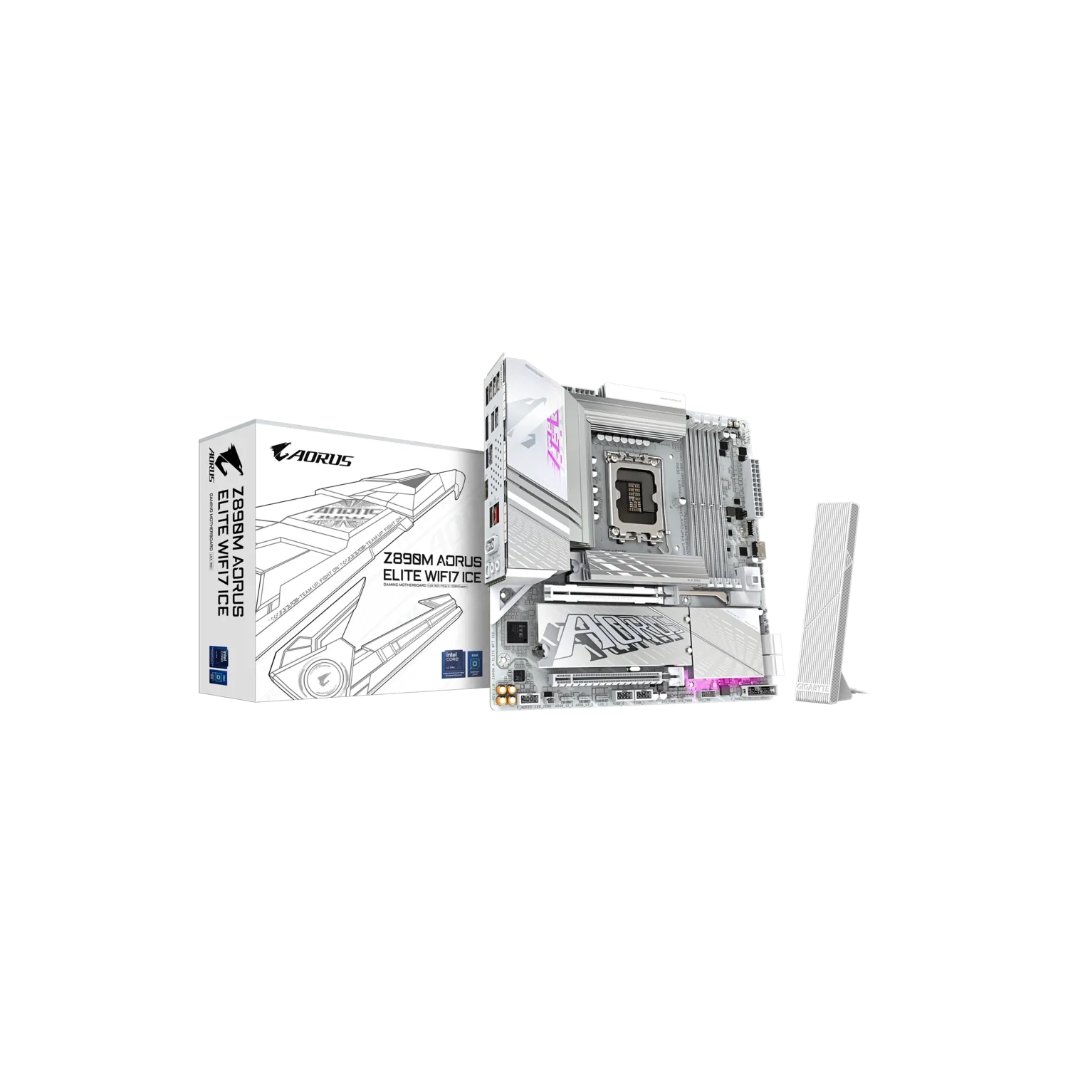 [GIGMOTZ890MAEWI] Motherboard Gigabyte Z890M Aorus Elite Wifi Ice Lga1851 Ddr5