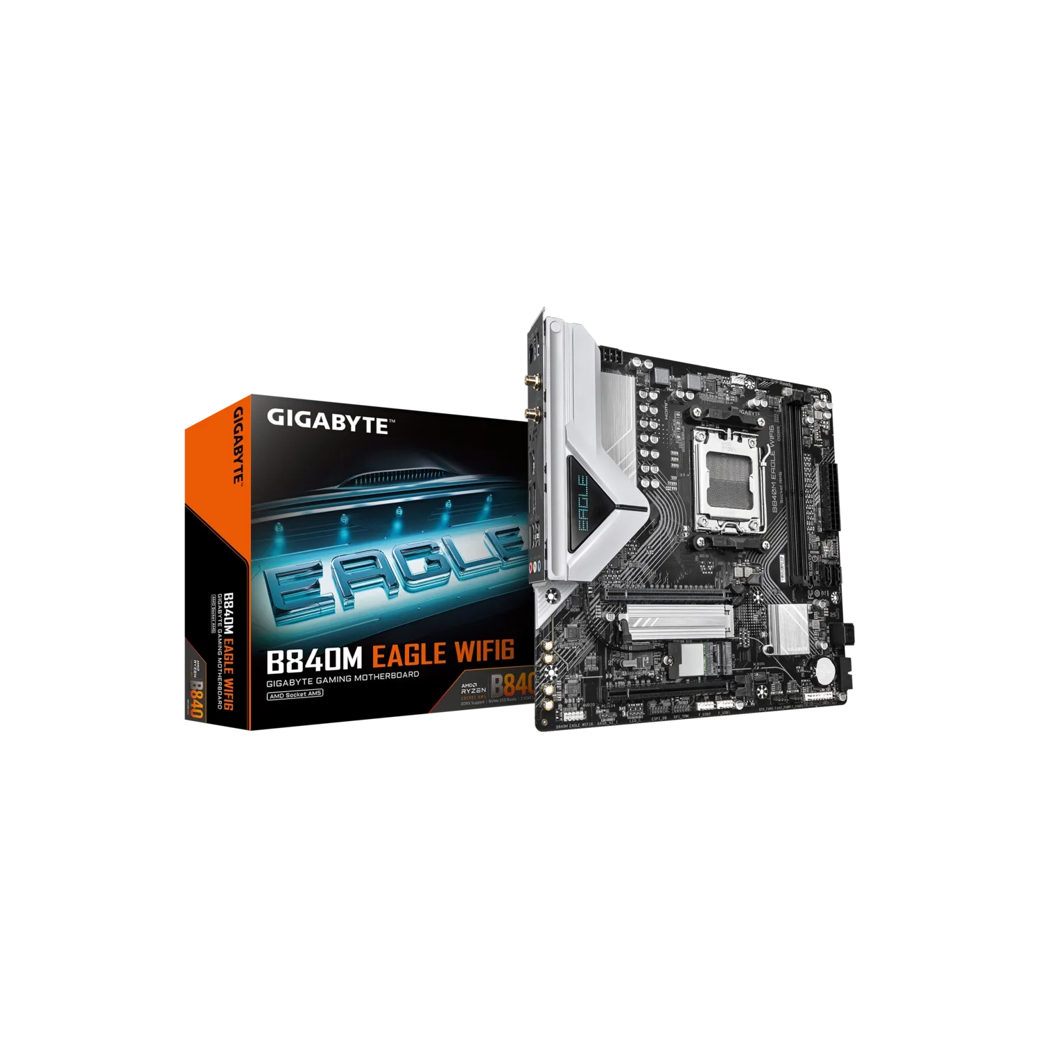 [GIGMOTB840MEWF6] Motherboard Gigabyte B840M Eagle Wifi6 Am5 Ddr5