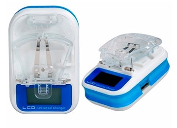 [11661] Cargador 220V 3.7V Baterías Cámaras Digitales Filmadoras Celulares Agujas Lcd Digital – Varios Colores