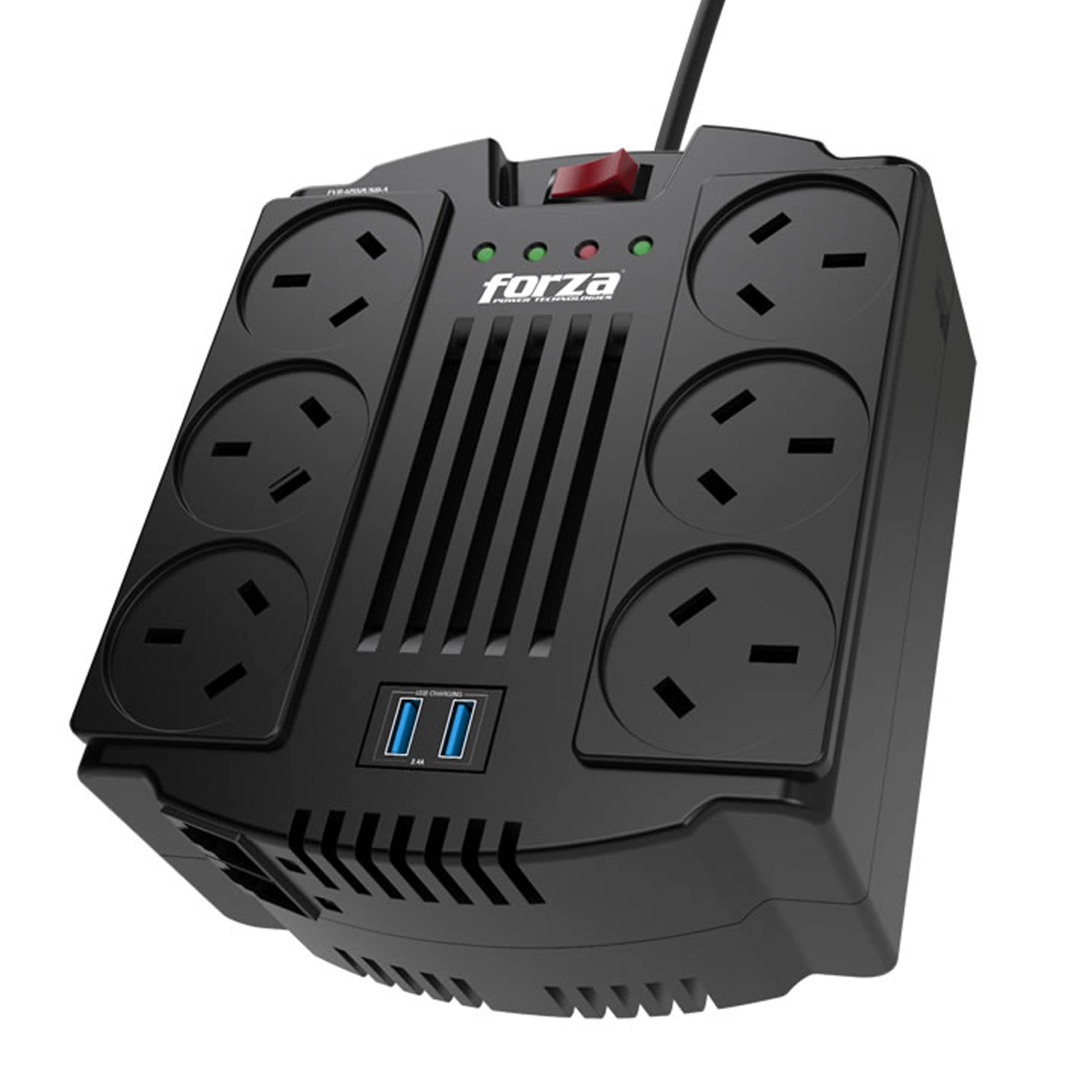 [FOREST1202USB-A] Estabilizador Automatico Fvr Forza 1200Va 600W