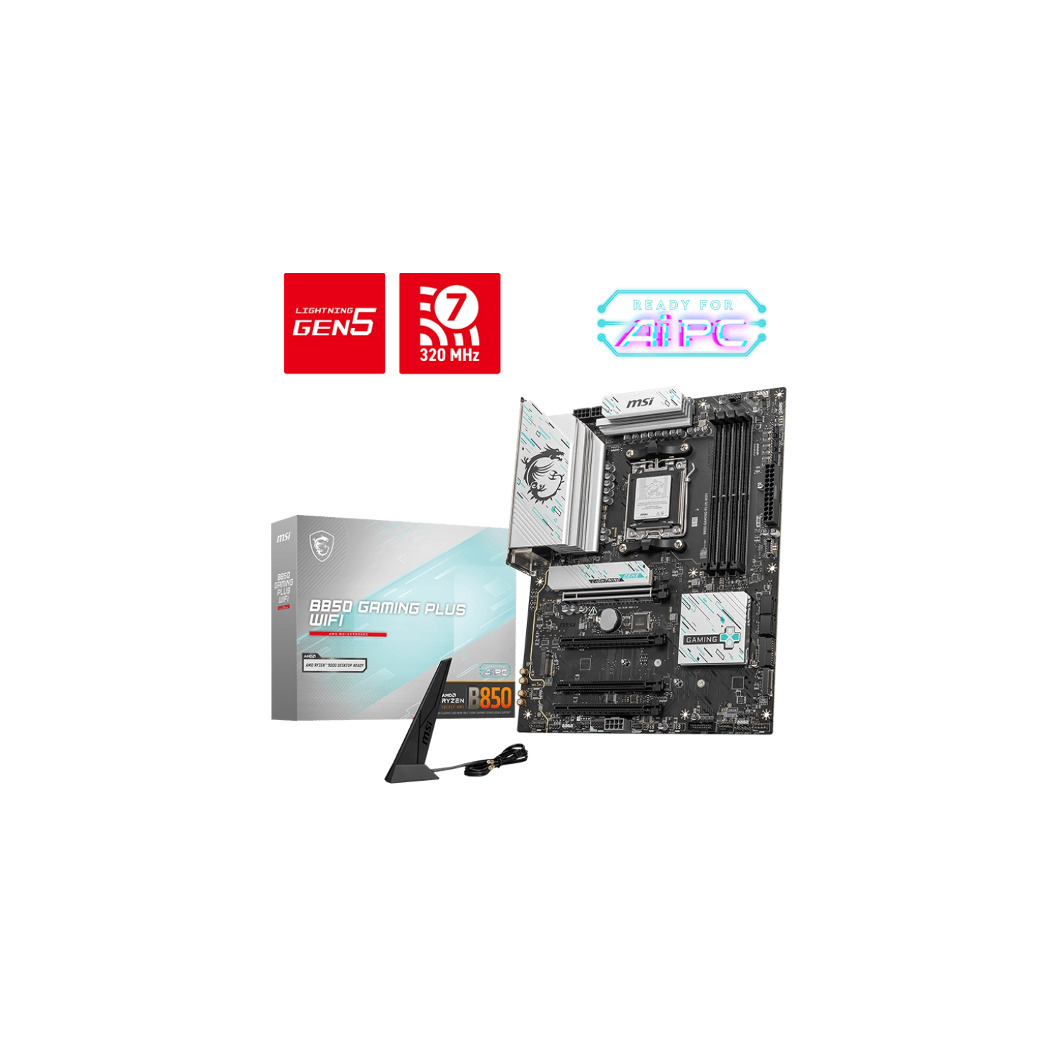 [MSIMOTB850GPW] Motherboard Msi B850 Gaming Plus Wifi Am5 Ddr5