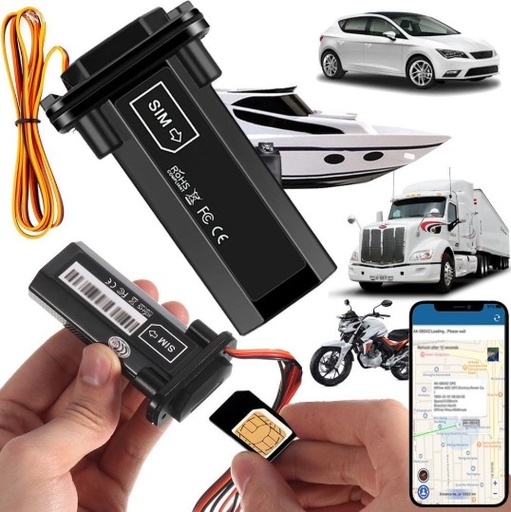 [11719] Mini Gps Rastreador 4G M2M A Bateria Con Relay De Bloqueador Corte De Combustible Para Autos Y Motos App Para Android Y Iphone