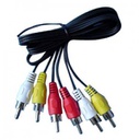 Cable B329 megalite 3 rca a 3 rca Audio Video 1.5 mts.