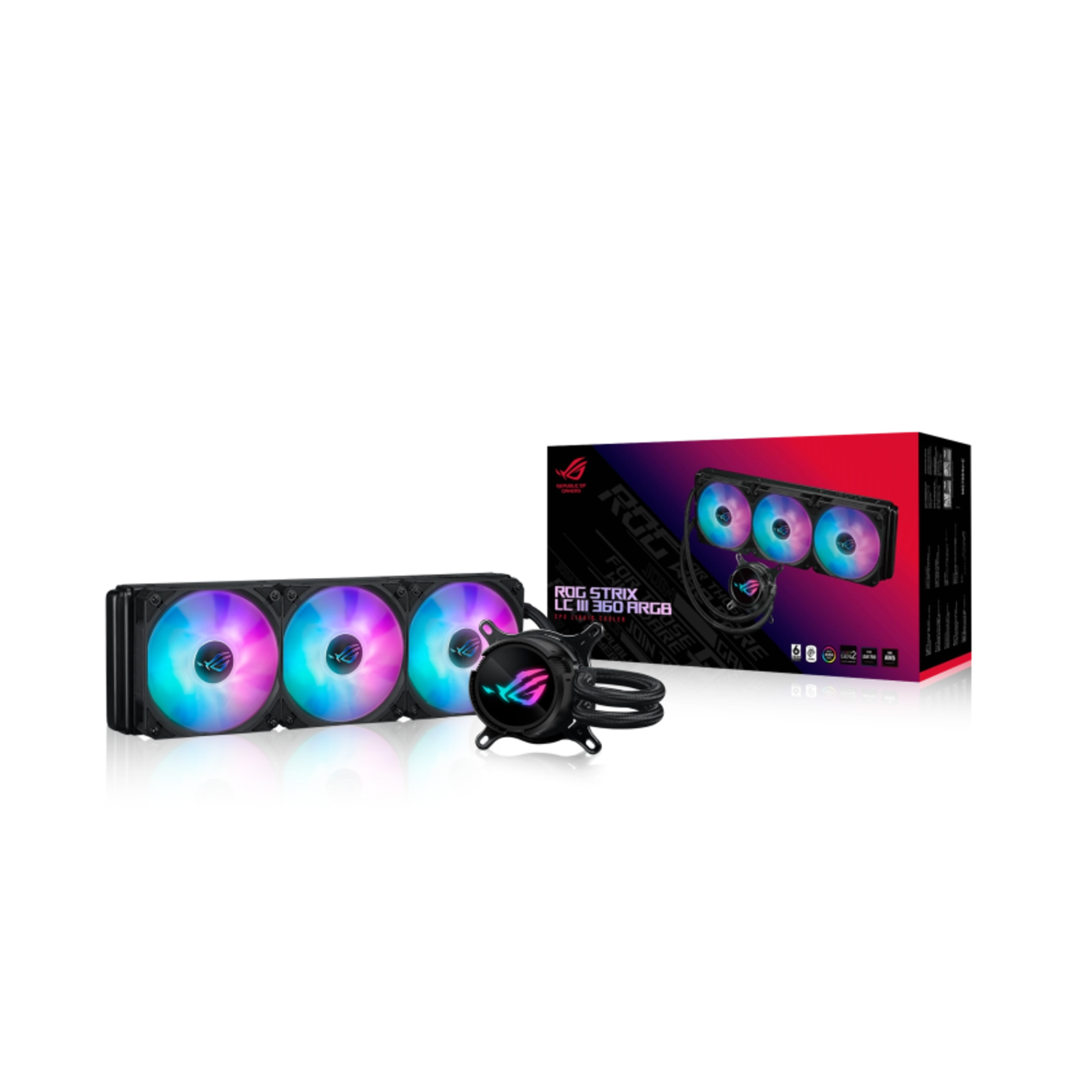 [ASUCOO90RC00T1M] Water Cooler Asus Rog Strix Lc Iii 360 Argb