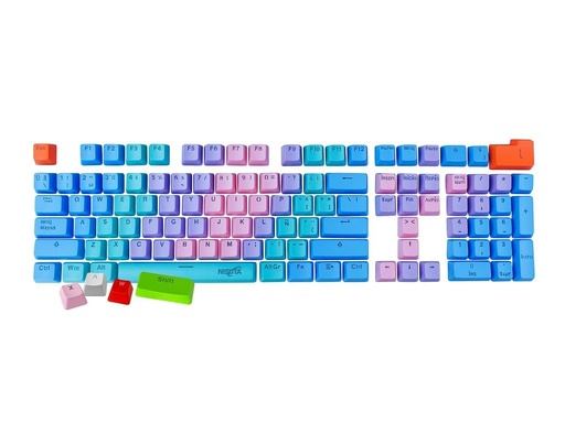 [11731] Juego De 108  Teclas Naranja Keycaps Para Teclado Mecánico Nisuta Nskbgz108