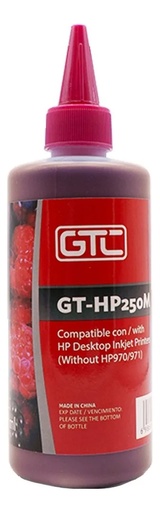 [11735] Gtc Tinta Hp Alternativa 250 Ml Para Impresoras Inkjet Magenta