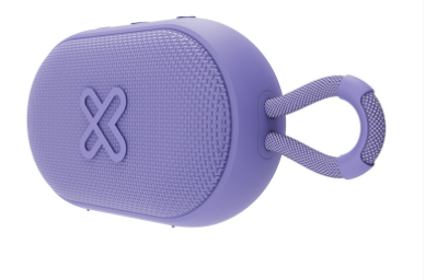 [73021] Parlante Klipxtreme Groovesplash  Portatil Stereo  True Wireles 12Hs - 6W - Ipx7 Purpura (Kbs-030Pr)