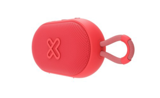 [73025] Parlante Klipxtreme Groovesplash  Portatil Stereo  True Wireles 12Hs - 6W - Ipx7 Red (Kbs-030Rd)