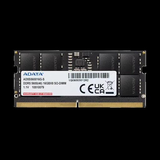 [73698] Memoria Sodimm Adata Ddr5 16Gb 5600Mhz Blister (Ad5S560016G-S)