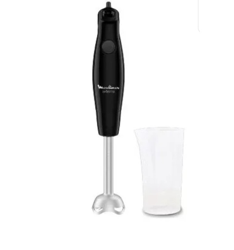 [74286] Licuadora De Mano Moulinex Turbomix Blackinox Plus 600W (Dd1212A0)