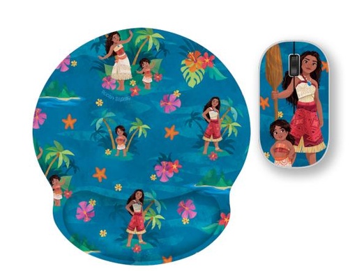 [74737] Combo Xtech Mouse Y Pad Mouse Edicion Moana (Xtm-Dkt3Mo)