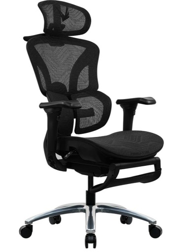 [78116] Silla Gamer Formula V Ergolux 4 Mesh Black