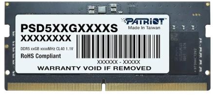 [78886] Memoria Patriot Sodimm Ddr5 8Gb 5600Mhz (Psd58G560041S)