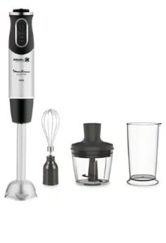 [78142] Licuadora De Mano Moulinex Hbl Quickchef - 1000W 3 En 1  Negro (Dd6738A0)