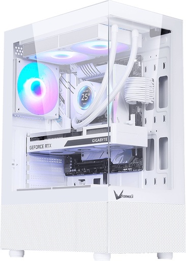 [72887] Gabinete Formula V Crystal Z1 White