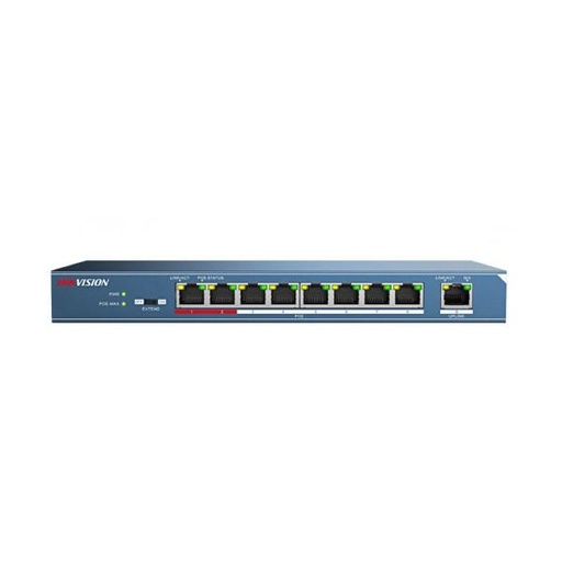 [22300] Switch Poe Hikvision 8 Bocas 10100 No Administrable (Ds-3E0109P-E)