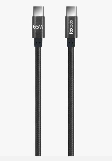 [68346] Cable Foxbox Usb Prism Pro Type-C A Lightning Negro 2M (6981)