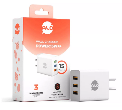 [68430] Cargador Alo Power 15W Blanco (8018)