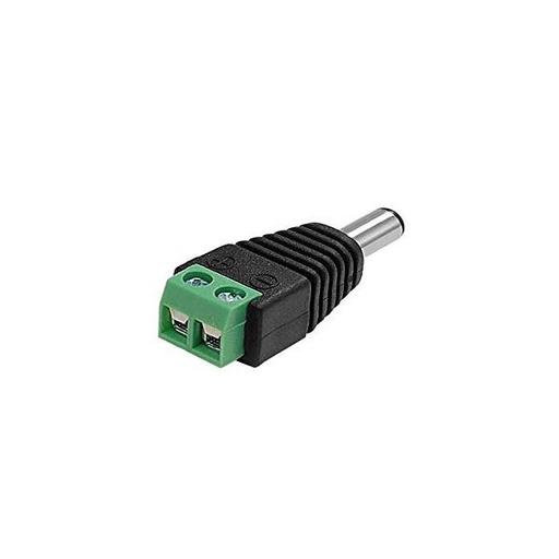 [15686] Cctv Conector Jack Macho A Tornillo Para Alimentación