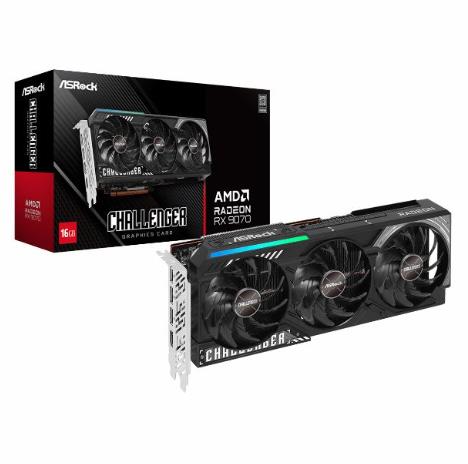 [78456] Gpu Asrock Radeon Rx9070Xt Challenger 16Gb (Vg-9070Xt Cl16G)