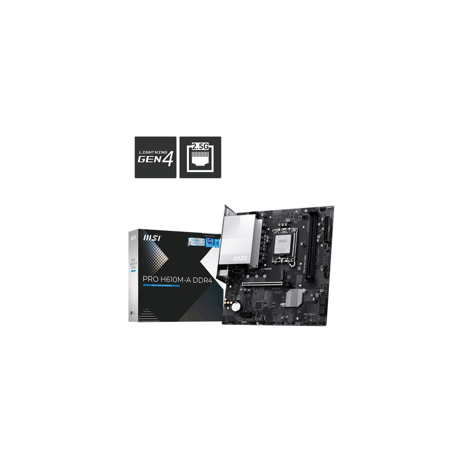 [MSIMOTH610-AD4] Motherboard Msi Pro H610M-A Lga 1700 Ddr4
