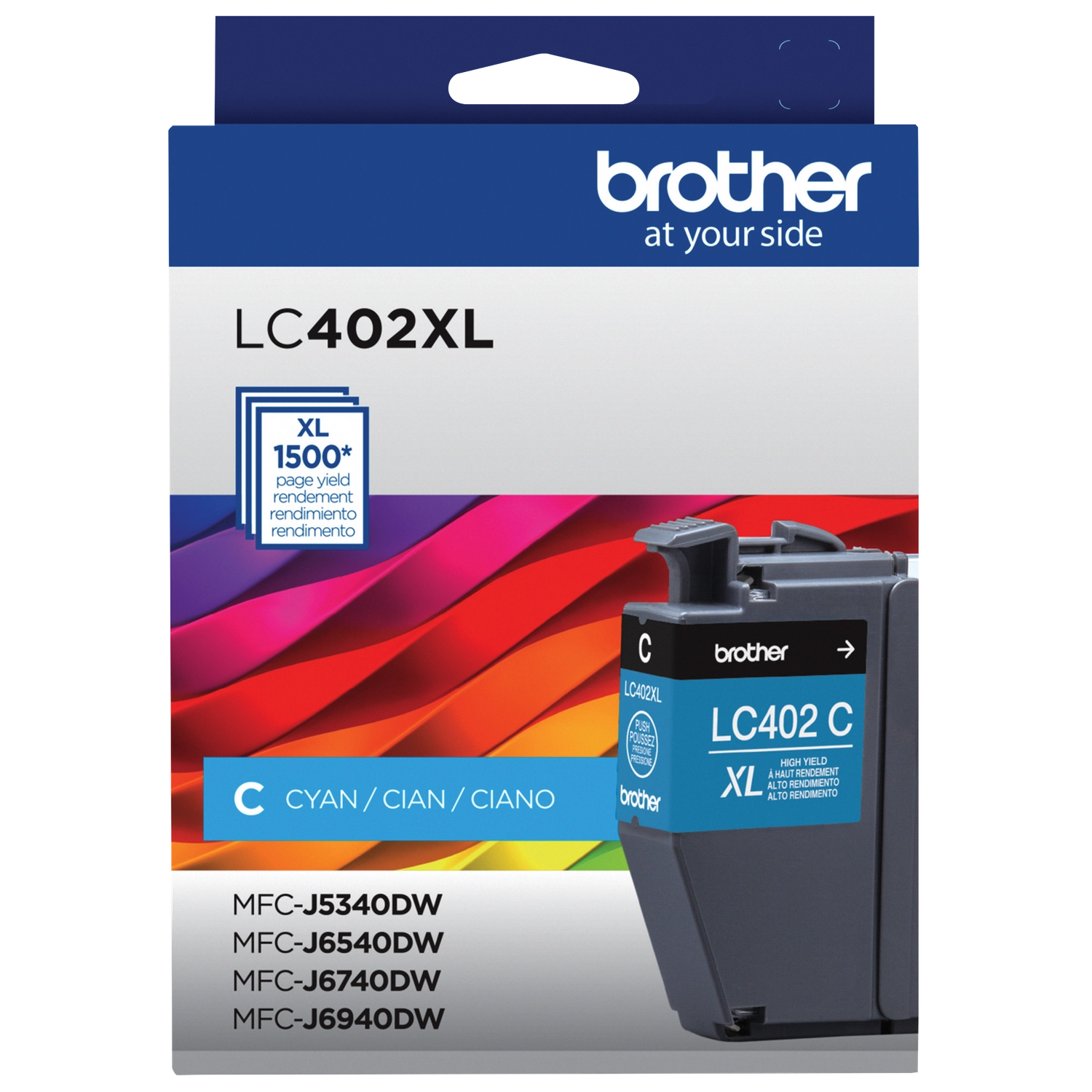 [BRO-LC402XLC] Cartucho De Tinta Brother Lc402Xlc Cian