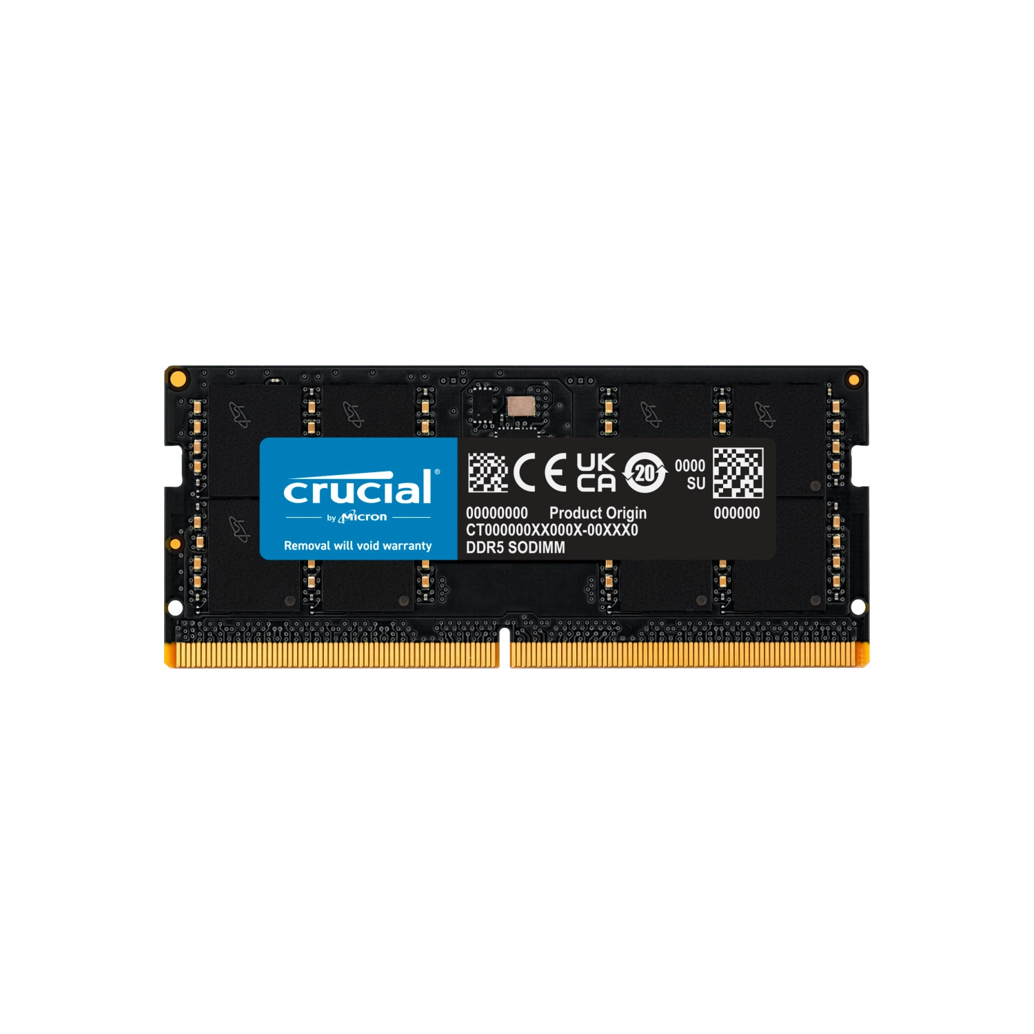 [CRUMEMCT48G56CS] Memoria Crucial Sodimm 48Gb Ddr5-5600 Cl46 (16Gbit