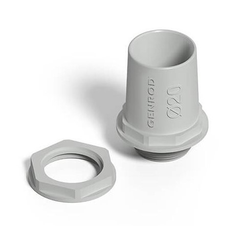 [112811] Conector Para Caño Tubo Rigido Pvc 20Mm A Caja Estanca Termoplastico Ctrg020 3/4