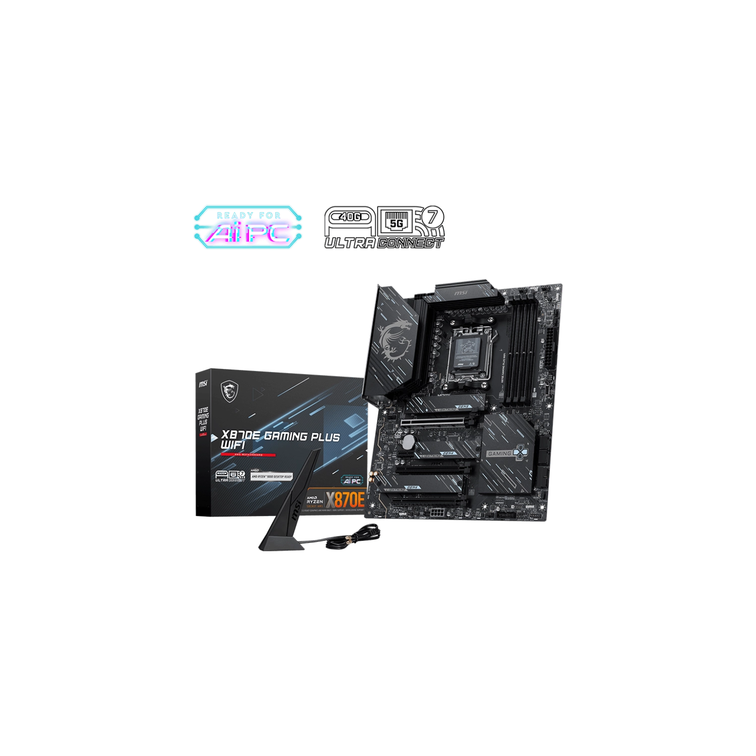 [112851] Motherboard Msi X870E Gaming Plus Wifi Am5 Dd5
