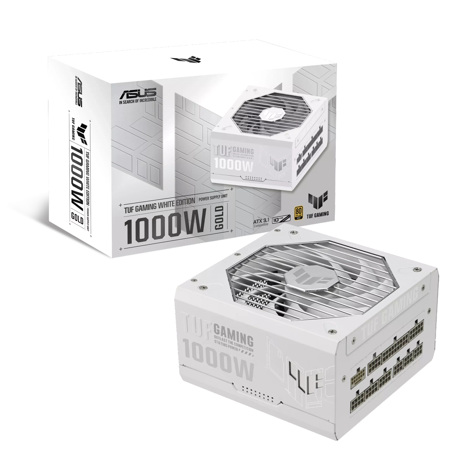 [112877] Fuente Asus Tuf Gaming 1000W Gold White
