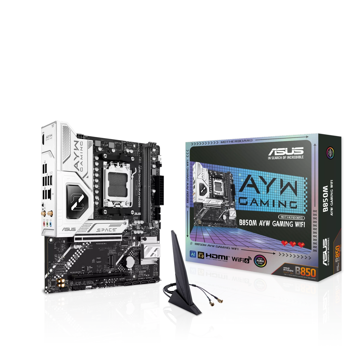 [112889] Motherboard Asus B850M Ayw Gaming Wifi Am5 Ddr5