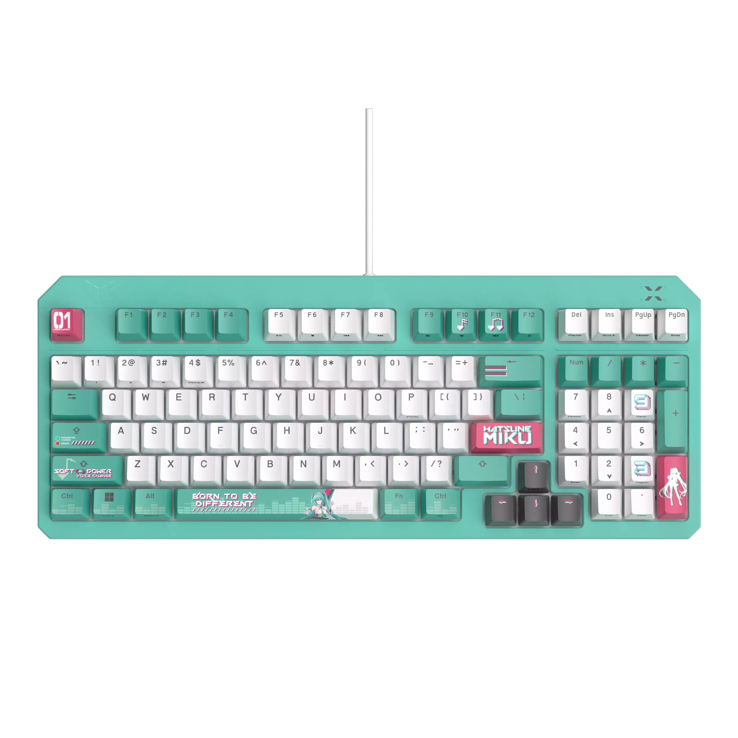 [112902] Teclado Asus Ra09 Tuf Gaming K3 Gen Ii Hatsune Miku Edition