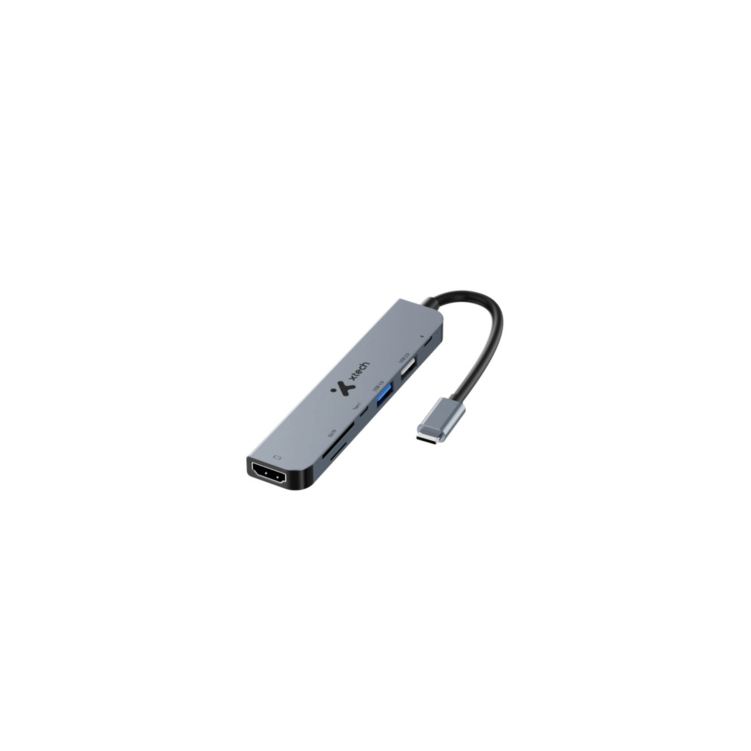 [112960] Adaptador Xtech, Multipuerto, 7 En 1 , Usb C