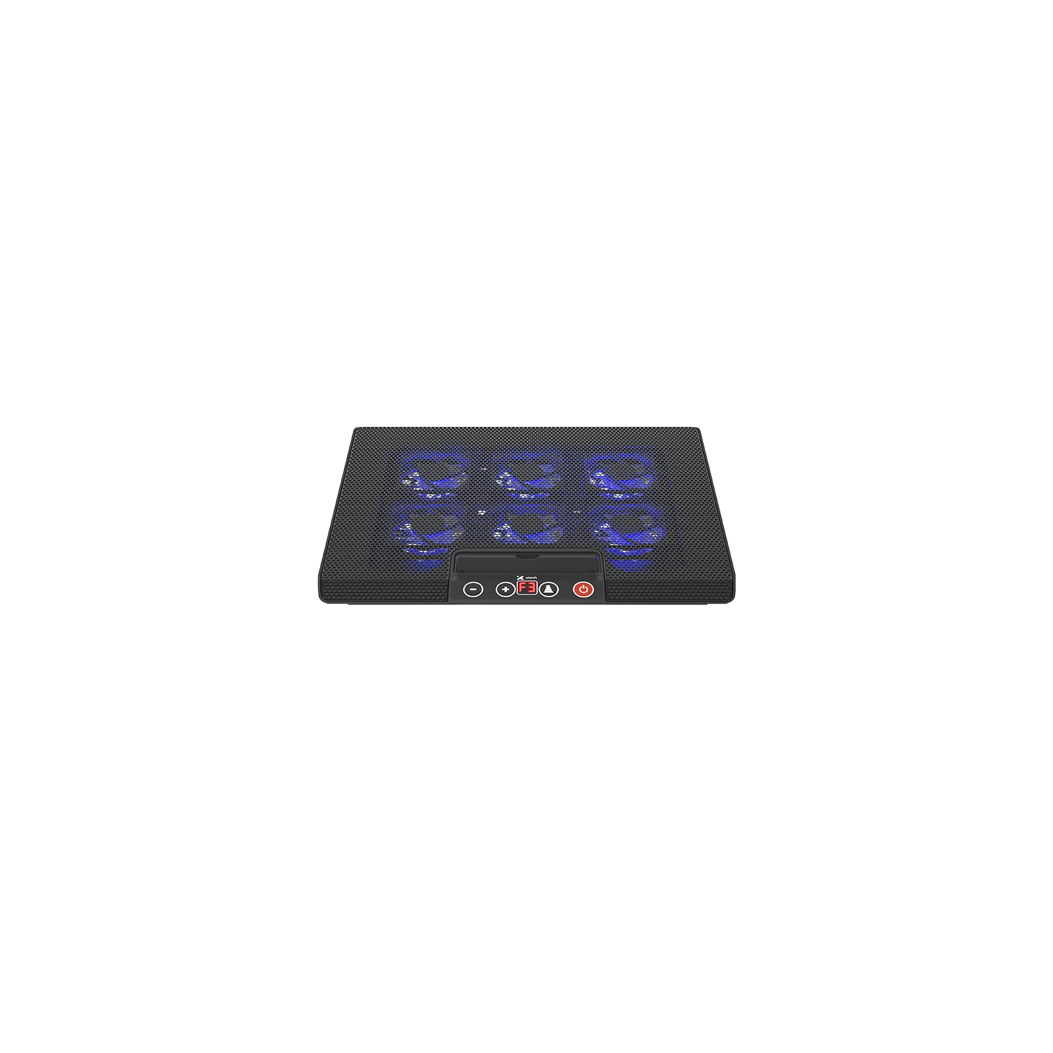 [112976] Base Xtech, 17", 6 coolers, 6 posiciones , Led