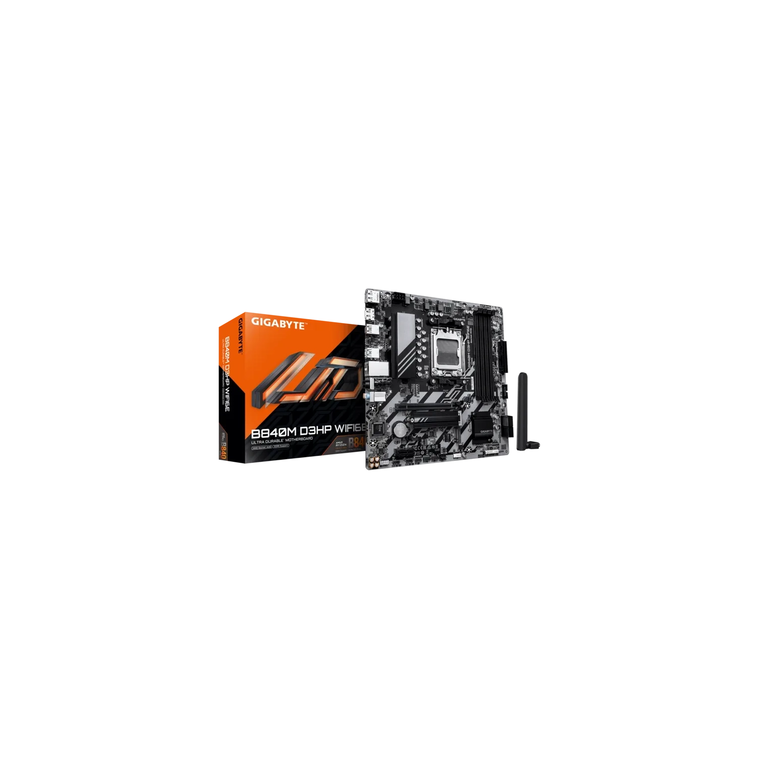 [113080] Motherboard Gigabyte B840M D3Hp Wifi6E Am5 Ddr5