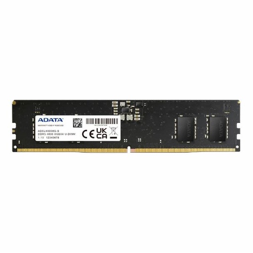 [113164] Memoria Udimm Adata Ddr5 8Gb 4800Mhz Blister (Ad5U48008G-S)