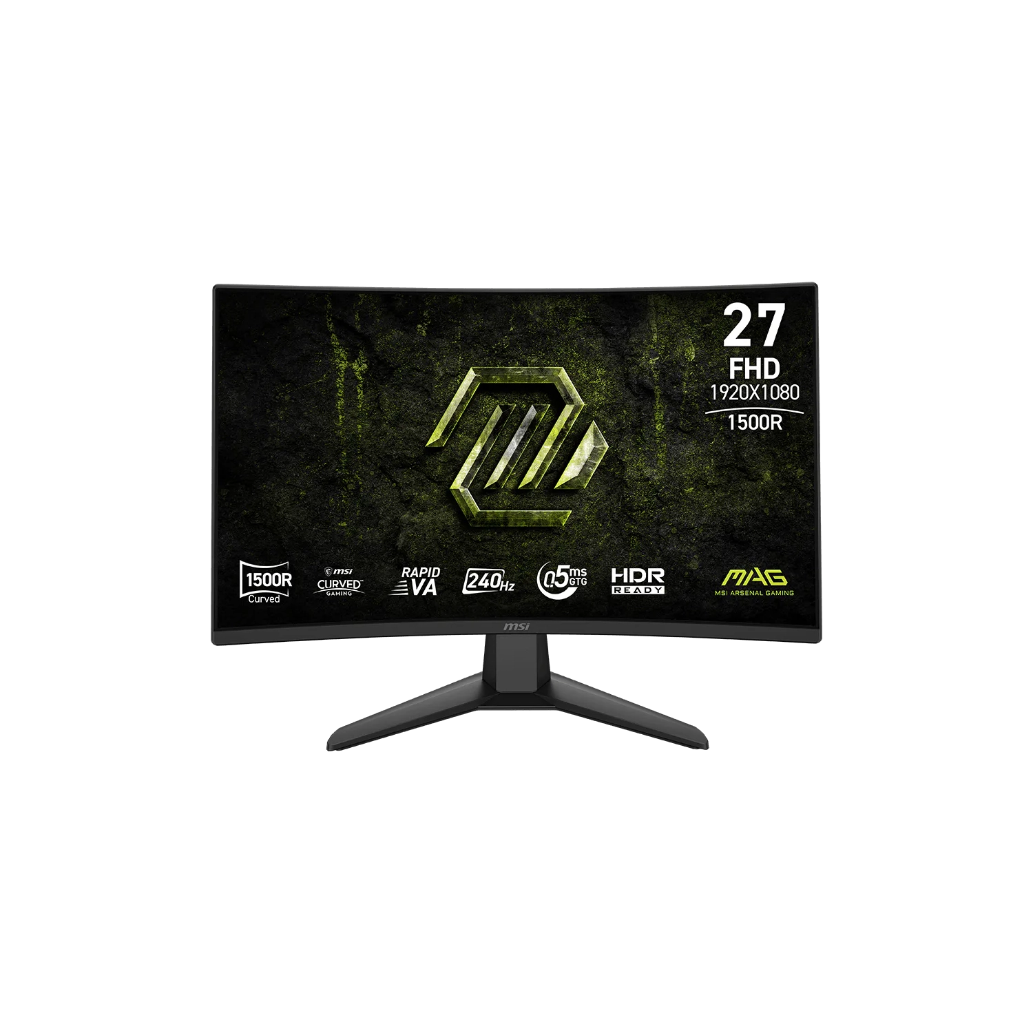 [113183] Monitor Msi Mag 274Cf X24 27" Va Fhd 240Hz  0.5Ms  Curved Ficha Usa