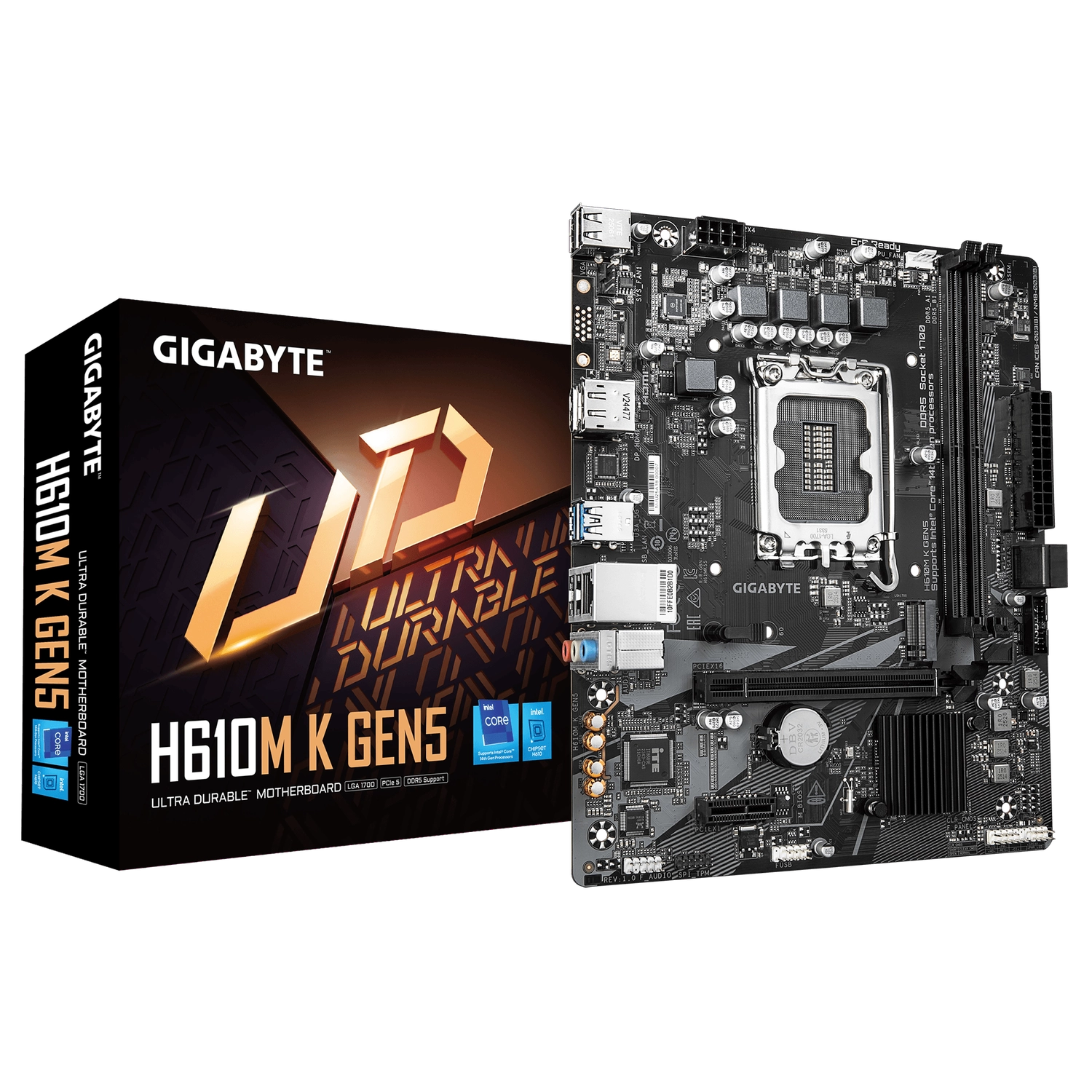 [113195] Motherboard Gigabyte H610M K Gen5 Lga1700 Ddr5