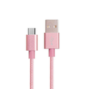 Cable Mow! Tipo C a USB Textil 2,0 PINK