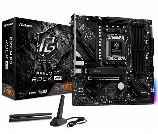 [113274] Mb (Am5) Asrock B850M Pg Rock Wifi Ddr5 Ddr5 (Mb-B850M Rockwifi)(90-Mxbu70-A0Uayaz)